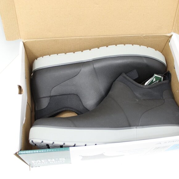 STAHEEKUM MEN'S RAIN BOOT BLACK; SIZE 13; STOCK #C904076508; ITEM #1039448; NWT - Picture 4 of 11